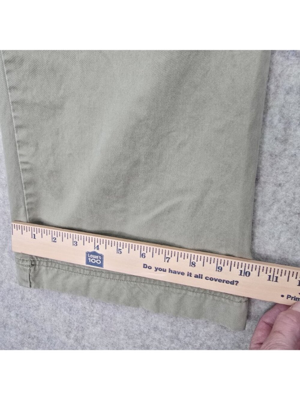 Tommy Hilfiger Womens Cropped Low-Rise Khaki Pants Size 8 - Picture 6 of 7